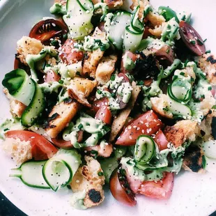 Tomato panzanella