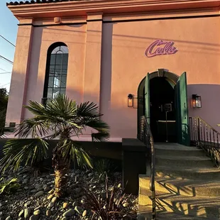 the building itself.