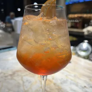 a close up of a drink