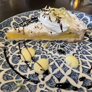 Lemon Custard-Almond Tart ($12)
