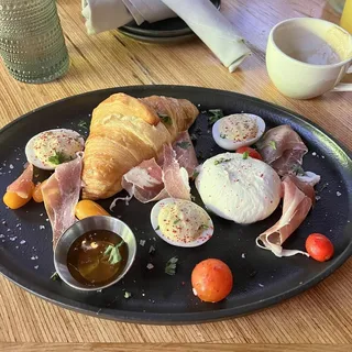 Ham and Deviled Eggs