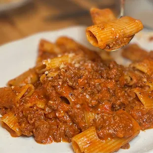 Rigatoni Bolognese