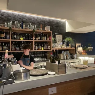 Intimate bar