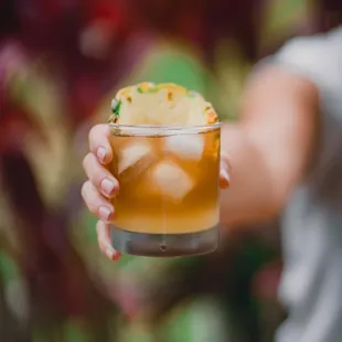 Enjoy a spiked Plantation Iced Tea - we call it a Sweet Paradise ;)