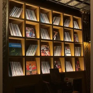 Sound bar is a key focal point of the space