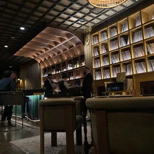 people sitting at a bar