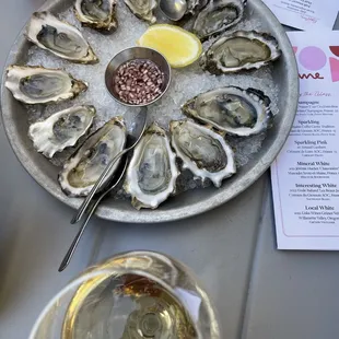 Dozen oysters