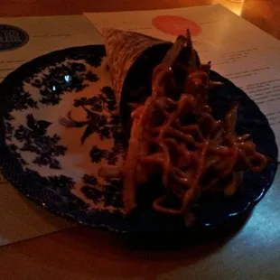 Patatas Bravas: the saddest looking fries I've ever seen and the taste wasn't any better