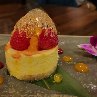 passion fruit cheesecakw