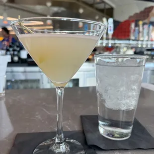 Lemon drop martini