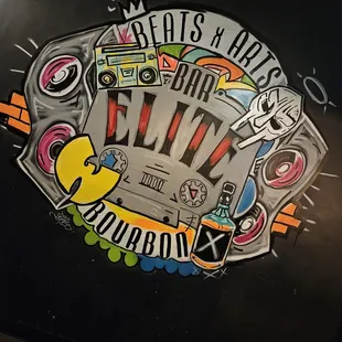 the back of the sign