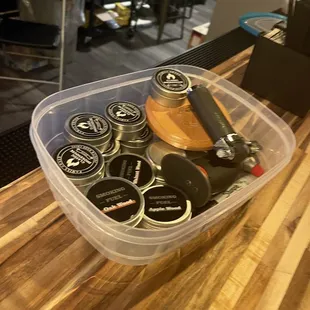 Take your pick of flavored woods