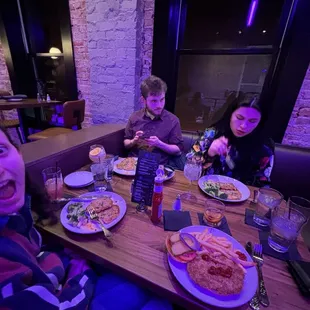 Vegan tenderloins and vegan chicken Milanese.