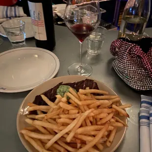 Steak Frites was juicy and delicious!