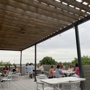 Rooftop patio