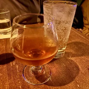 Hojicha Old Fashioned and Far East Side.