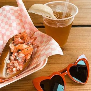 Lobster Roll &amp; Arnold Palmer