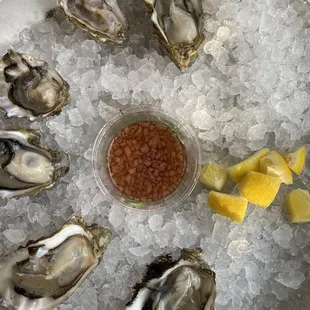 Half order of oysters