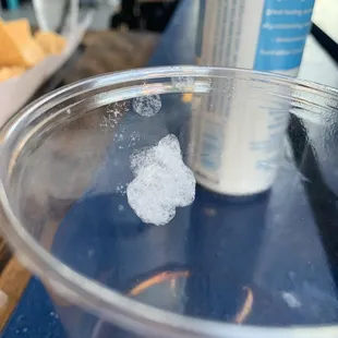 Soap in my drinks and food.