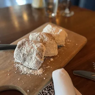 food, dough desserts, donuts