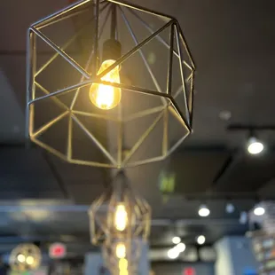 a close up of a light fixture