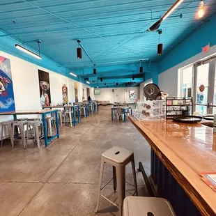 Indoor bar (human only area)