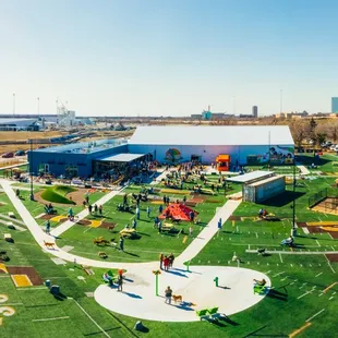 2 acre staffed and maintained dog park.