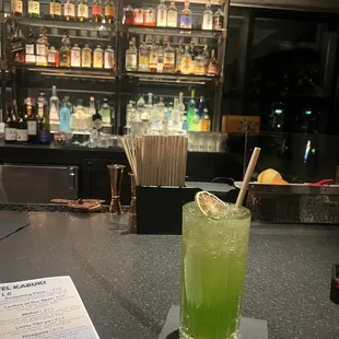 Cocktail at the bar