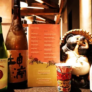Awesome selection of sake