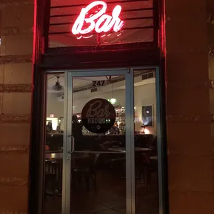 Front door.