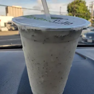 Doogh.  Persian yogurt drink.