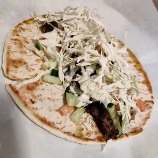 Beef and lamb shawarma