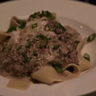 Maltagliati with short rib