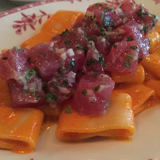 Calamarata with Raw Tuna*