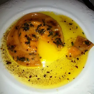 Nduja Egg Raviolo