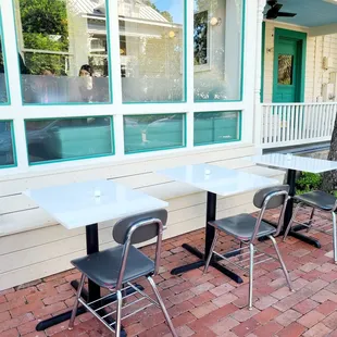 More outdoor seating