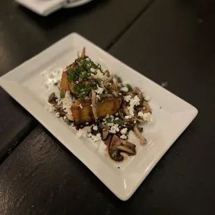 Griddled Green Onion Polenta Cake