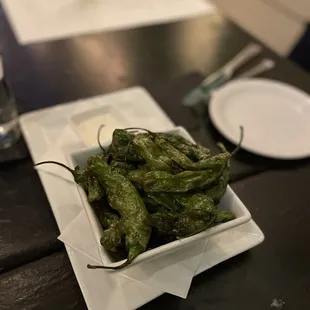 Blistered Shishito Peppers
