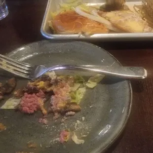 Gross swiss mushroom burger......artichoke chips were stale.......sad.....ughhhhh.   there goes 60 bucks