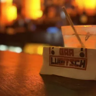 a drink in a plastic cup