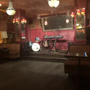 The stage
