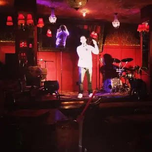 &quot;Donald Trump is giving straight white people hope&quot;. Open-mic comedy night.