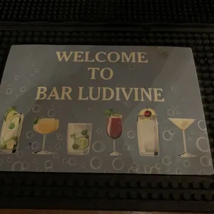 Bar mat