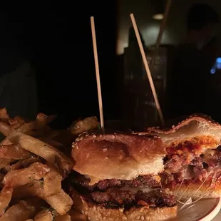 Smashed Meatball Sandwich