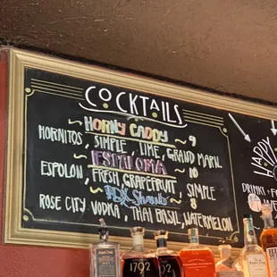 New updated cocktails