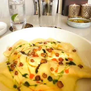 Sweet Corn Ricotta Ravioli