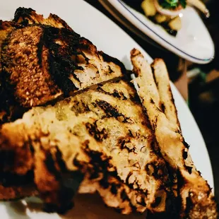 a plate of food on a table
