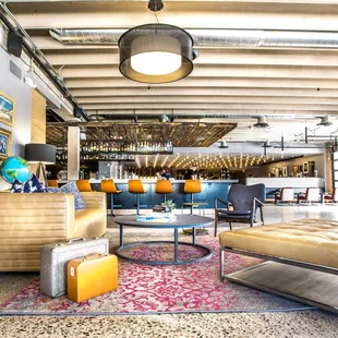 Grab some food and drinks and come hang out at Bar MOXY inside of Moxy Tempe hotel!