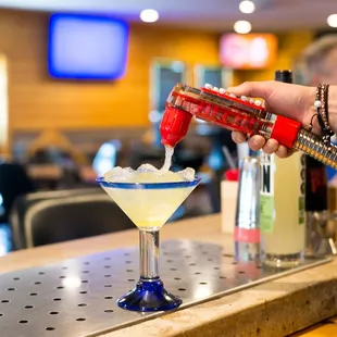 drink, sushi and sashimi