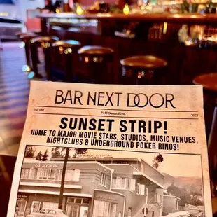 the front page of the sunset strip